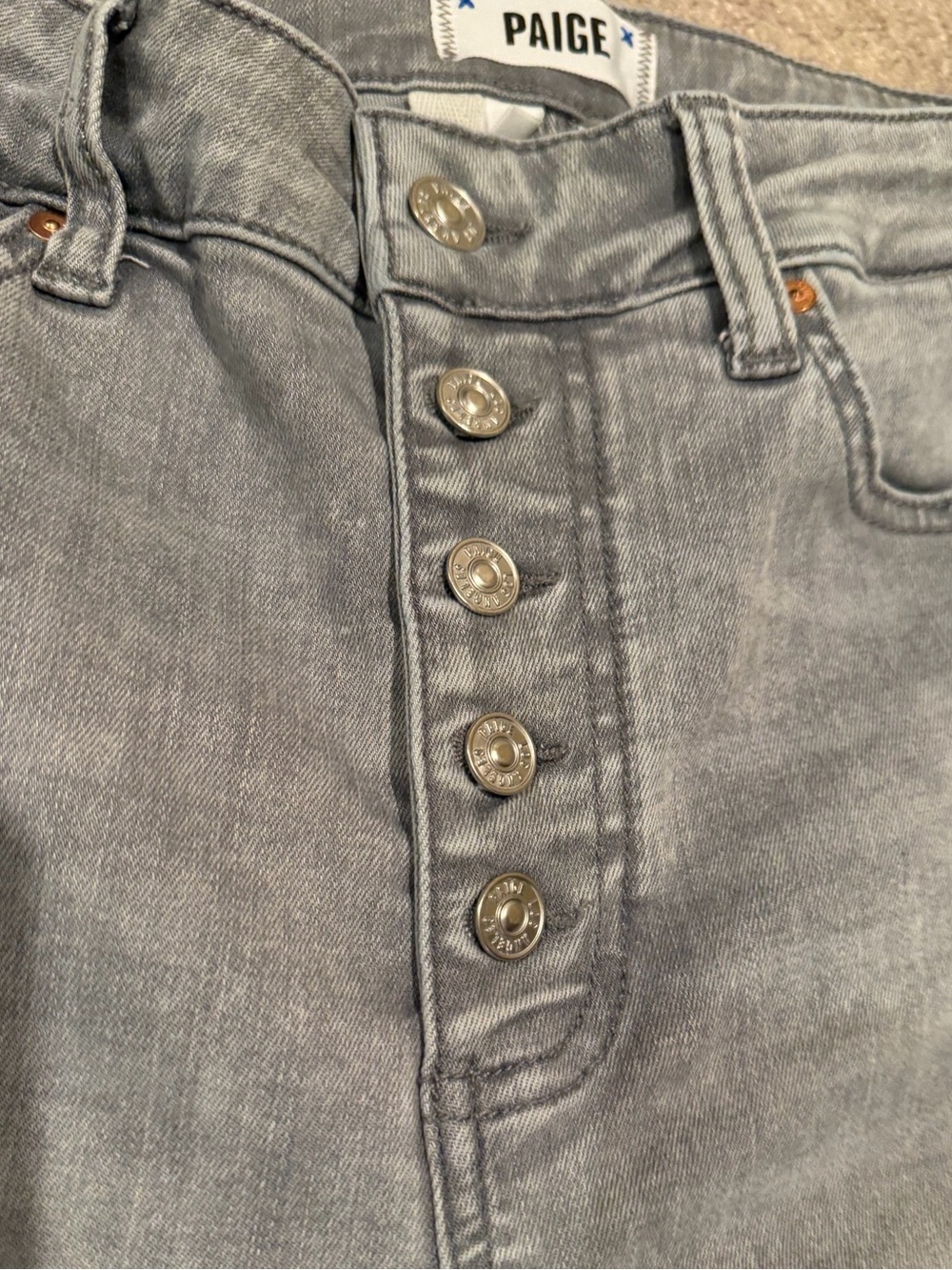 PAIGE Cindy Crop High Rise Straight
Jeans SZ 30 - Picture 5 of 11